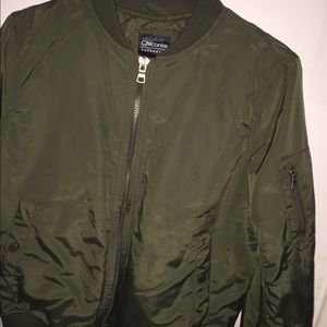 Army Green Bomber Jacket